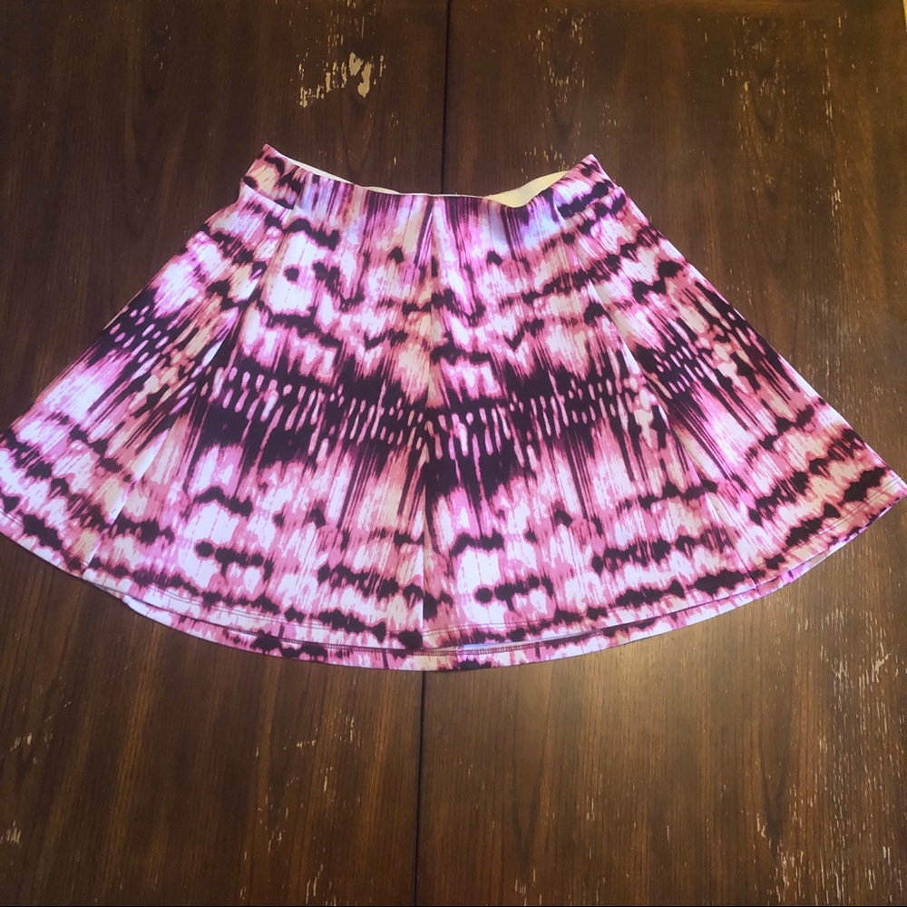 Decree Hot Pink/Black/White Skirt